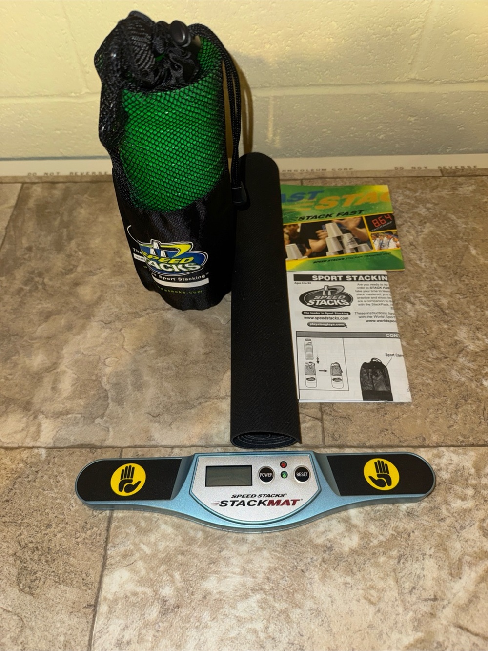 Speed Stacks Green StackMat Cup Set - Picture 10 of 10